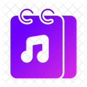 Music Note Book Icon