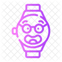 Clock Time Smile Icon