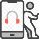 Music Listening Online Icon