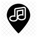 Music Location Pin Icon