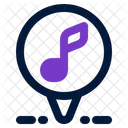 Music Location Map Icon