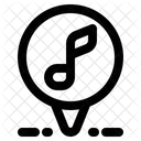 Music Location Map Icon