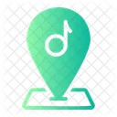 Music Concert Map Position Icon
