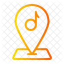 Music Concert Map Position Icon