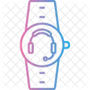 Music Smartwatch Headphone Icon