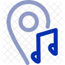 Music Location Location Access Icon
