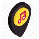 Music Location Music Direction Gps Icon