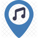Music Location Location Map Icon