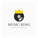 Music King Music Tag Music Label Icon