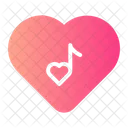 Music Lover Love And Romance Music Note Icon