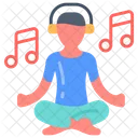 Music meditation  Icon