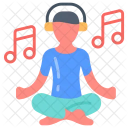 Music meditation  Icon