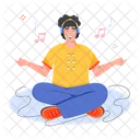 Music Meditation Sound Therapy Yoga Music アイコン