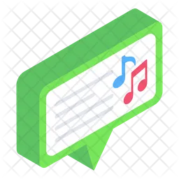 Music Message  Icon