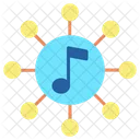 Imusic Network Music Network Music Connection Icon
