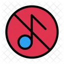 Music Not Allowed No Music No Sound Icon