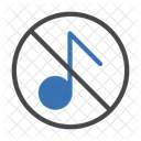 Music Not Allowed No Music No Sound Icon