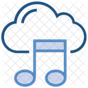 Cloud Storage Music Note Icon
