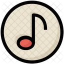 Social Music Note Icon