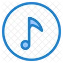 Key Music Note Icon