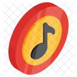 Music note Flag Icon