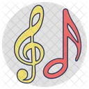 Music Notes Quaver Icon
