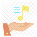 Inotes Hands Music Notes Music Tone Icon