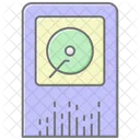 Music Player Lineal Color Icon Symbol