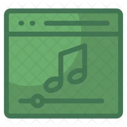 Music player interface  Icon