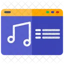 Music playlist Audio  Icon