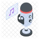 Music Podcast Singing Mic Audio Mic Icon