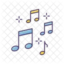 Music quarter notes  Icon