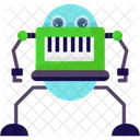 Music Robot Piano Robot Mechanical Robot Icon