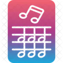 Music Score Note Score Icon