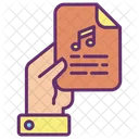 Ifile Music Script Paper Music File Icon