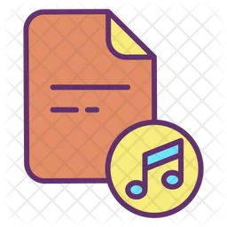 Music Script Paper  Icon
