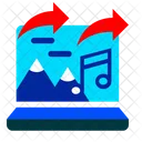Music Share  Symbol