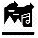 음악 공유 음악 온라인 음악 아이콘