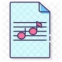Music-sheet  Icon