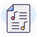 Music sheet  Icon