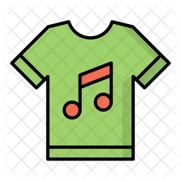 Music shirt  Icon