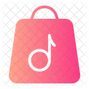 Music Shop Bag Shopping Bags Icon