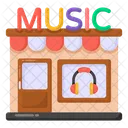 Music Shop Architecture Music Store Icon