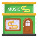 Music Shop Architecture Music Store Icon