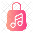 Music Shopping Music Shop Music Bag Icon
