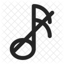Music Sixteenth Note Off Icon