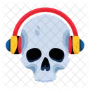 Music Skull Skull Listening Rock Skull Icon