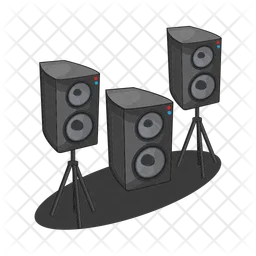 Music speaker  Icon