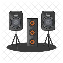 Music speaker  Icon