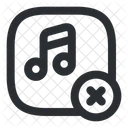 Music-square-remove  Icon
